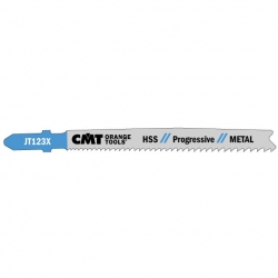 CMT Pílový list do priamočiarej píly HSS Progressive Metal 123 X - L100 I75 TS1,2-2,6 (bal 5ks)