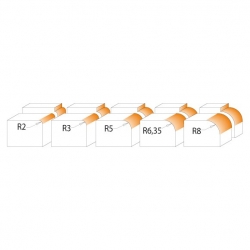 IGM F061 Rádiusová žiletková fréza - R6,35 D28,5x24 L67 S=8 HM