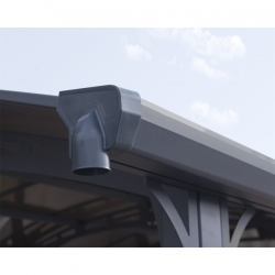 Palram Arcadia 6400 hliníkový (montovaný) prístrešok s oblúkovou strechou