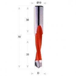 CMT 311 Xtreme Vrták kolíkovací nepriechodzí S10 L70 HW - D9x35 S=10x30 L70 L