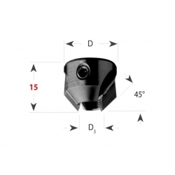 CMT 316 Záhlbník HW pre vrták - D=16 d=4 P