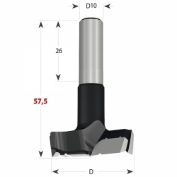 CMT 317 Xtreme Sukovník pre kolíkovačky S10 L57,5 HW - D15 S=10x26 L57,5 P