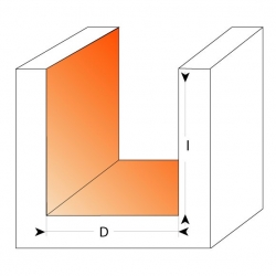 CMT C711 Drážkovacia fréza - D5x12 L50,8 S=6 HM