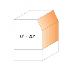 CMT C910 Kombinovaná fréza - 45° D27x5,5 S=8 HM