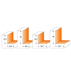 CMT C935 Zaoblovacia fréza na polodrážku - H12,7 D34,9x19 S=12 HM