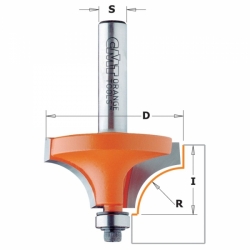 CMT C939 Zaoblovacia fréza vydutá - R3 D18,7x12,7 S=8 HM