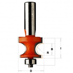 CMT C961 Fréza pre zaoblenie hrán - R4,75 D25,4x18,6 S=8 HM