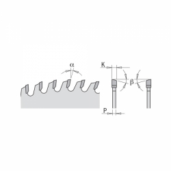 CMT Drážkovací kotúč pre CNC - D150x4 d30 Z36 HW