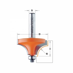 CMT Fréza zaoblovacia vydutá - R1,6 D15,9x12,7 S=6 HW