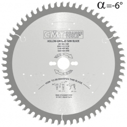 CMT Industrial C287 Pílový kotúč na lamino bez predrezu - D303x3,2 d30 Z60 HM -6°Neg