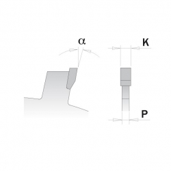 CMT Industrial Drážkovací kotúč - D150x3 d30 Z12 HM