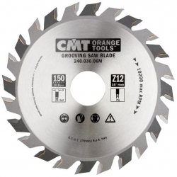 CMT Industrial Drážkovací kotúč - D150x4 d30 Z12 HM