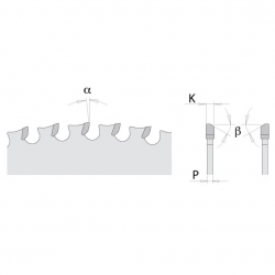 CMT Industrial Pílový kotúč na železo - D165x1,6 d30 Z36 HM