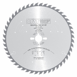 CMT Industrial Pílový kotúč pre pozdĺžne a priečne rezy - D200x3,2 d30 Z36 HM Odhlučnený