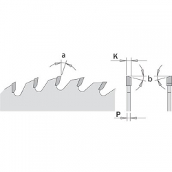 CMT Pílový kotúč pre elektronáradie, finálny rez - D130x2,4 d20 Z36 HM