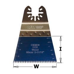CMT Ponorný pílový list s japonským zubom HCS, na drevo - 68mm, sada 5 ks