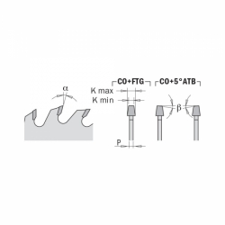 CMT Predrezový kotúč kónický pre CNC stroje - D160x4,3-5,5 d45 Z36 HM