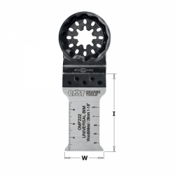 CMT Starlock Ponorný pílový list BIM s predĺženou životnosťou, na drevo a kov - 28 mm, set 50 ks