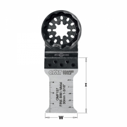 CMT Starlock Ponorný pílový list BIM s jemným rezom, na kov - 30 mm, set 5 ks