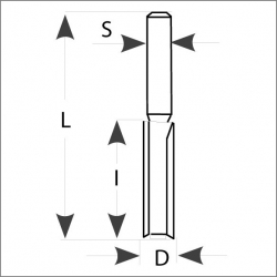 IGM Fachmann M111 Drážkovacia fréza so zavrtávacím zubom - D12x50x92,1 S=12 HM