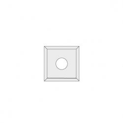 IGM N012 Žiletka tvrdokovová Z4 - 12x12x1,5 LaminoMDF