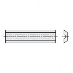 IGM Žiletka tvrdokovová - 50x8x1,5mm typ Leitz