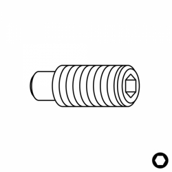 IGM Závitový čap - M6x16mm pre F612-641