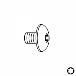 Skrutka - M4x3,5 D9 torx 15