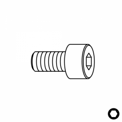 Skrutka - Typ:7 M3x10 imbus 2,5