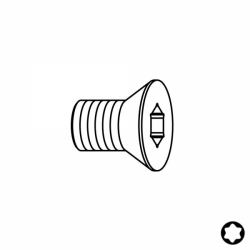 Skrutka - M5x5x8 D9