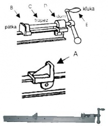 Knecht - oceľový sťahovák na nosičoch 1200mm