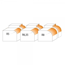 IGM F061 Radiusová žiletková fréza HW - R8 31,8x24 L77 S=12,7