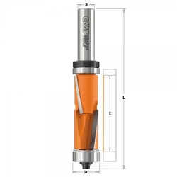 CMT C806 Orezávacia fréza, šikmé zuby pozitívne-negatívna HW - D34,9x50,8 B34,9 S=12,7