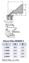 Ohýbačka plechu MSBM 1520-30 S