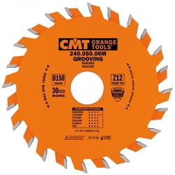 CMT Orange Industrial Drážkovací kotúč - D150x4 d35 Z12 HW