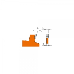 CMT Orange Industrial Drážkovací kotúč - D150x4 d35 Z12 HW