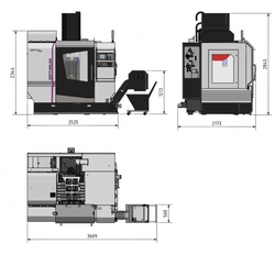 CNC obrábacie centrum OPTImill F 150 E (Sinumerik 828D ADVANCED)