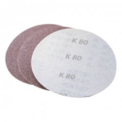 Brúsny papier s adaptérom 150 mm K60, K80, K120, K240, 13-dielna sada