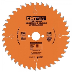 CMT Orange Pílový kotúč na lamino, plast a neželezné kovy - D160x2,2 d20 Z56 HW