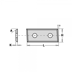 CMT C790 žiletka - 31,5x9x1,5mm (k C66439511)