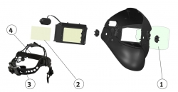 Samostmievacia zváracia kukla VarioProtect XXL-W F-TC