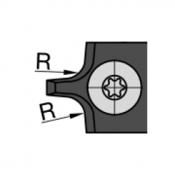 IGM N031 Žiletka tvrdokovová rádiusová - 2xR2 15x18x2 UNI