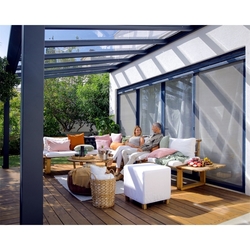 Palram - Canopia Stockholm 3,4 x 5,2 antracit luxusná hliníková (montovaná) pergola