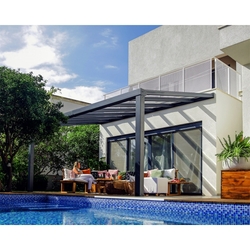 Palram - Canopia Stockholm 3,4 x 5,2 antracit luxusná hliníková (montovaná) pergola