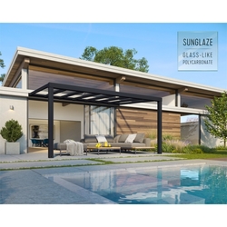 Palram - Canopia Stockholm 3,4 x 5,2 antracit luxusná hliníková (montovaná) pergola