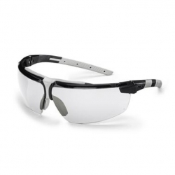 Uvex i-3 Ochranné okuliare, šošovka číra, čierno-šedé