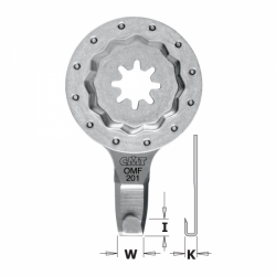 CMT Starlock PLUS Zahnutý vyrezávací list HCS - 4 mm