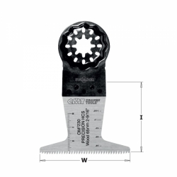 CMT Starlock Ponorný pílový list HCS s japonským ostrím, na drevo - 65 mm