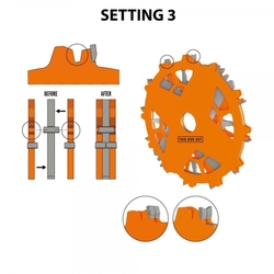 CMT Sada drážkovacích kotúčov DADO PRO - D203x6,2-20 d15,87 Z12 HW