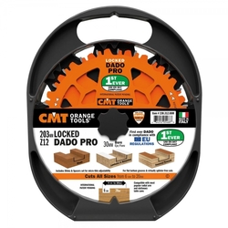 CMT Sada drážkovacích kotúčov DADO PRO - D203x6,2-20 d15,87 Z12 HW